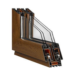 Sliding Brown Windows